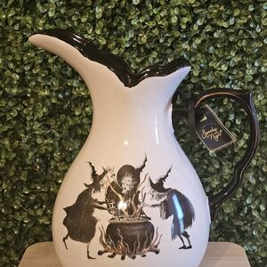 Black and White Halloween Pitcher